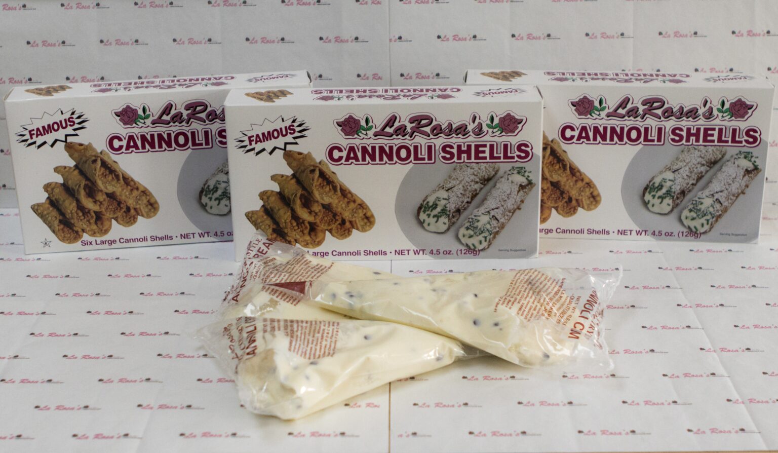 Large Plain Cannoli Kit | LaRosa's World Famous Italian Bakery