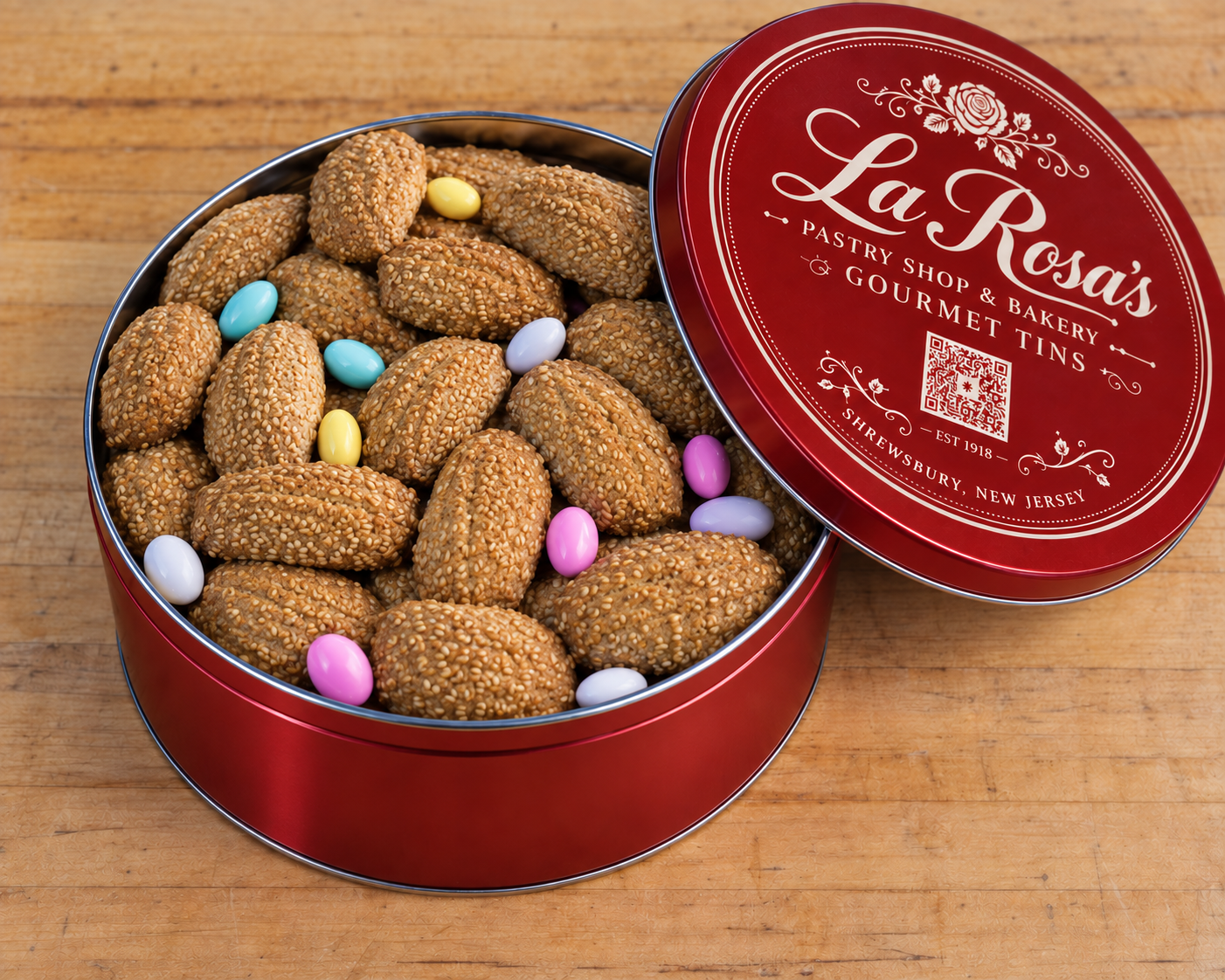Seeded Cookie (Biscotti Regina) Tin